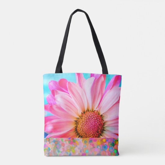Tas met roze maaltijd en polka dot (Achterkant)