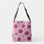 Tas met rozenpatroon | Schoudertassen (Achterkant)