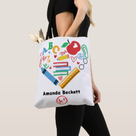 Tas met schoolspullen voor een A+ leraar