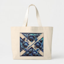Tas met Scottish Thistles Design