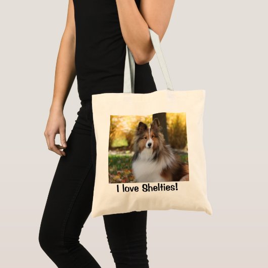 Tas met Sheltie Foto (Voorkant (product))