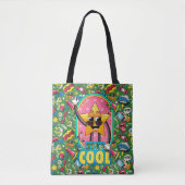 Tas met Stay Cool Pop Art-patroon (Voorkant)