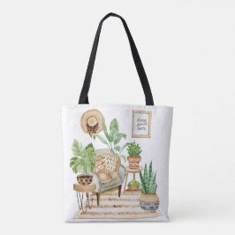 Tas met tuin thema