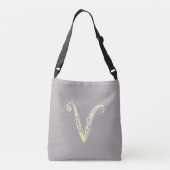 Tas met V-monogram genaamd Virginia (Achterkant)
