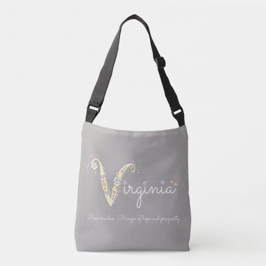 Tas met V-monogram genaamd Virginia (Voorkant)