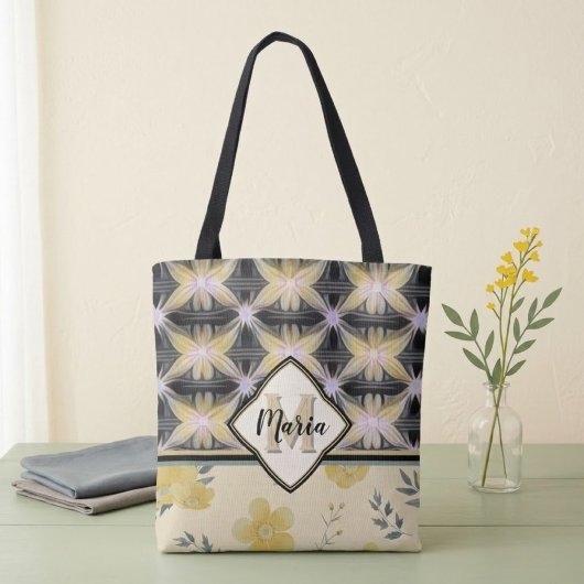 Tas met verbindende bloemen