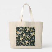 Tas met vintage geïnspireerde bloementuinprint (Achterkant)