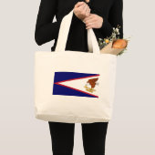 Tas met vlag van Amerikaans-Samoa- USA (Voorkant (product))