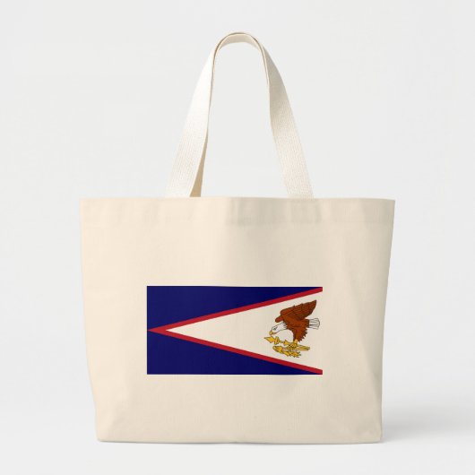 Tas met vlag van Amerikaans-Samoa- USA (Voorkant)