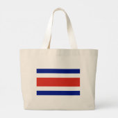 Tas met vlag van Costa Rica (Achterkant)