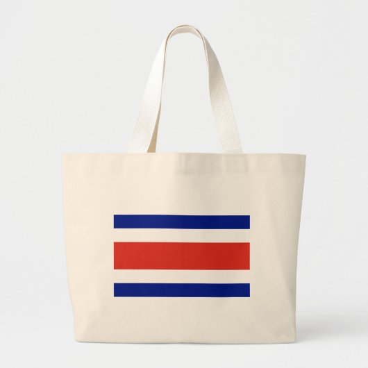 Tas met vlag van Costa Rica (Voorkant)