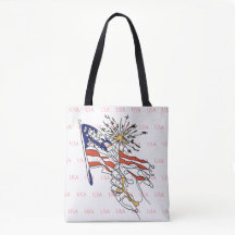 Tas met vlag van de VS