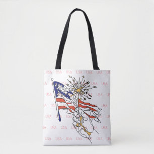 Tas met vlag van de VS