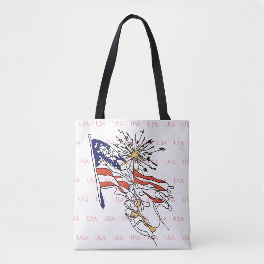 Tas met vlag van de VS (Voorkant)