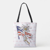 Tas met vlag van de VS (Achterkant)