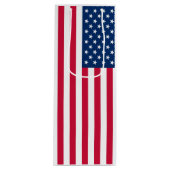 Tas met vlag van de VS Wijn Cadeautas (Voorkant)