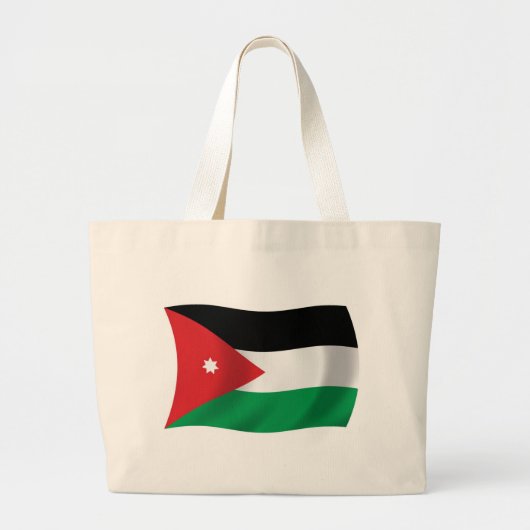 Tas met vlag van Jordanië (Voorkant)