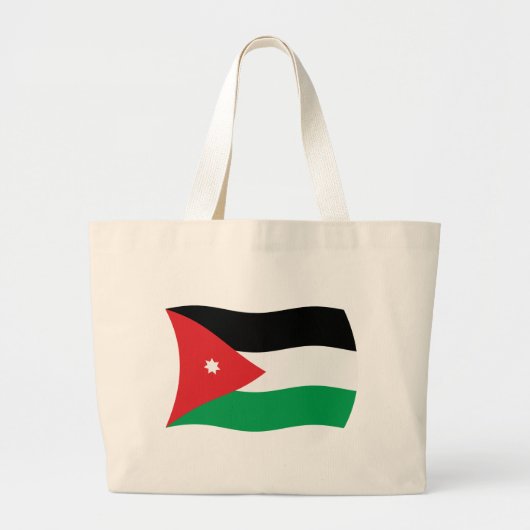 Tas met vlag van Jordanië (Voorkant)