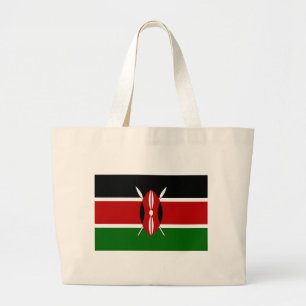 Tas met vlag van Kenia