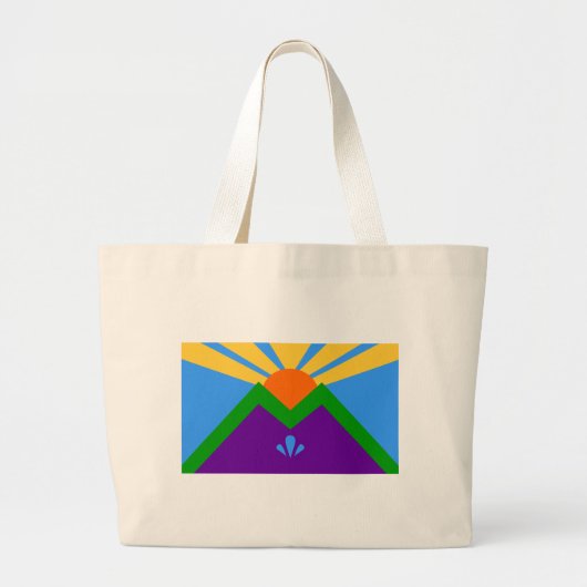 Tas met Vlag van Manitou Springs, Verenigde Staten (Voorkant)