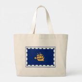Tas met vlag van Quebec City, Canada (Achterkant)