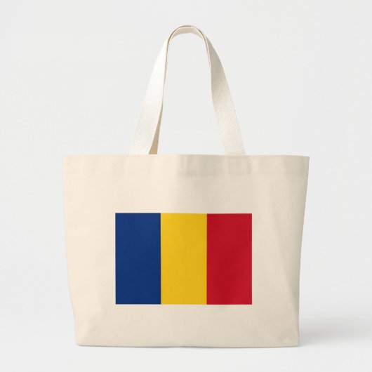 Tas met vlag van Roemenië (Voorkant)