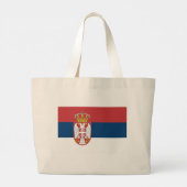 Tas met vlag van Servië (Achterkant)