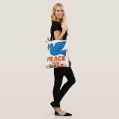 Tas met vredesthema (Op model)