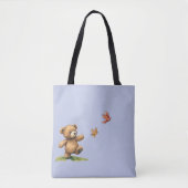 Tas met wandelende teddybeer (Voorkant)