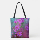 Tas met wilde bloemen Cosmos overal (Achterkant)
