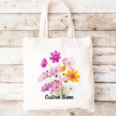Tas met wilde bloemen, tas met eigen naam, Moeder