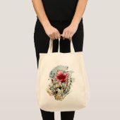 Tas met wilde bloemen verfspetters (Voorkant (product))