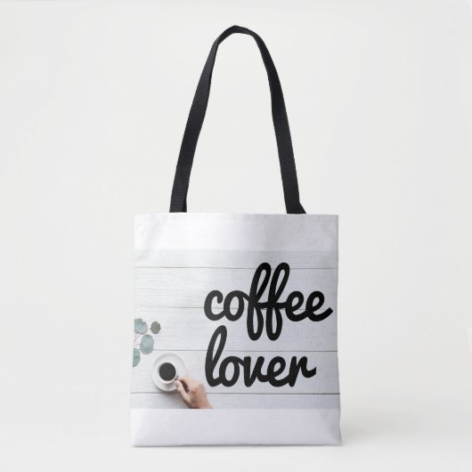 Tas met witte koffie (Voorkant)
