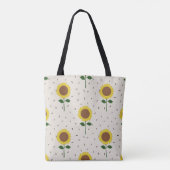 Tas met zonnebloemen (Achterkant)