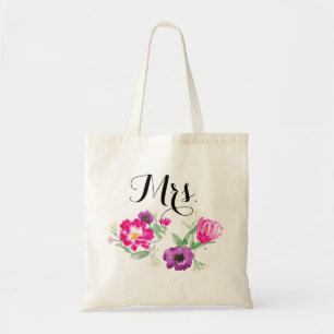 Tas mevrouw Waterverf Flowers