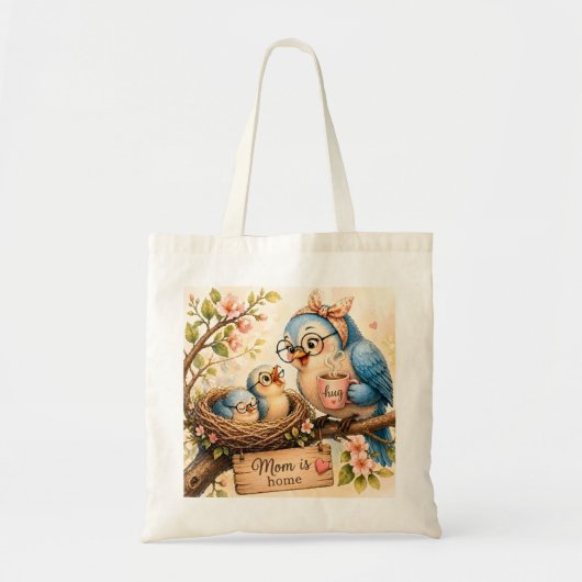 Tas 'Moeder is thuis' (Voorkant)