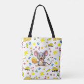Tas, Mop Neus Kaas Trucks Sterren Tote Bag (Achterkant)