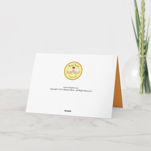 Tas of Behandelen - Olifant Halloween Wenskaart Kaart (Achterkant)