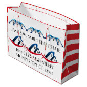 Tas op vastgoedpapier large cadeautasje (Achterkant Gekanteld)