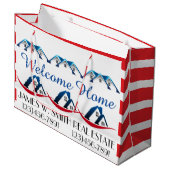 Tas op vastgoedpapier large cadeautasje (Voorkant Gekanteld)