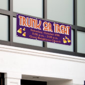 Tas or Treat Candy Corn Spandoek (Buitenkant Gebouw)