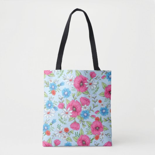 Tas papavers en mazen (Voorkant)