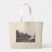 Tas, Parijs, Brugge Grote Tote Bag (Achterkant)