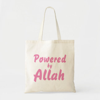 Tas "Powered by Allah".