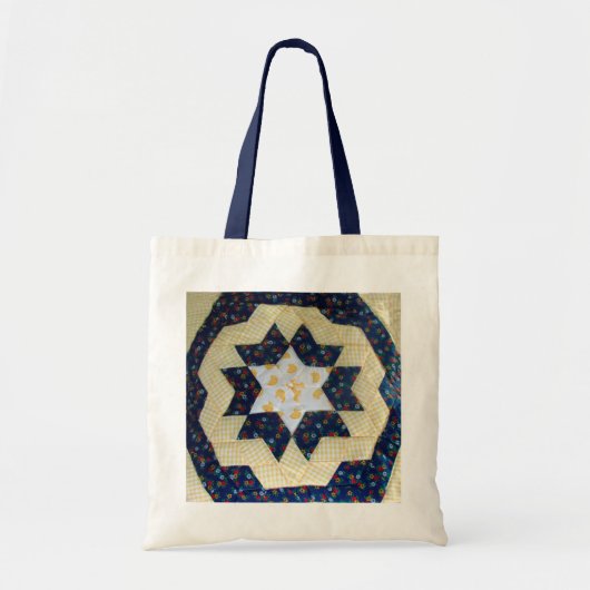 Tas - Quiled Star Flower Pattern (Voorkant)
