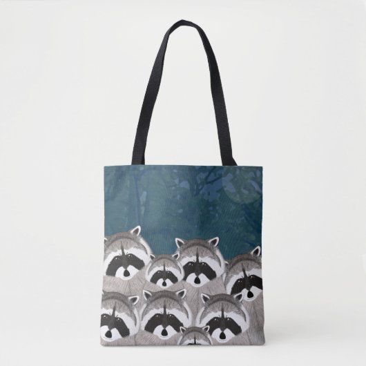 Tas Raccoons Allover (Voorkant)