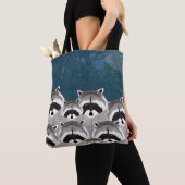 Tas Raccoons Allover (Dichtbij)