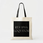 tas "Res Ipsa Loquitor" (Voorkant)