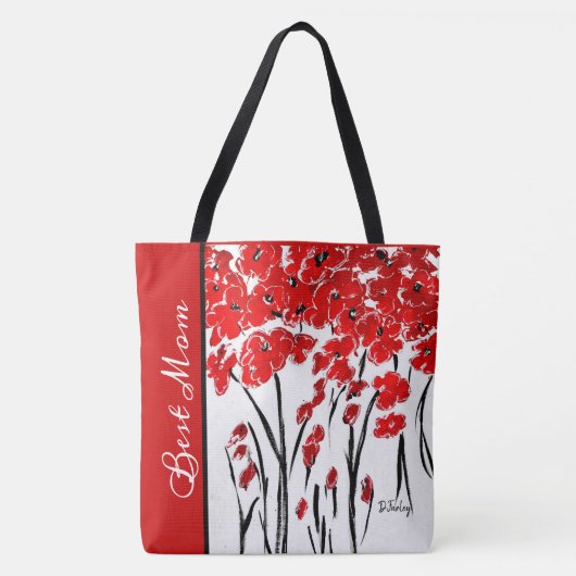 Tas Rode papavervelden (Voorkant)