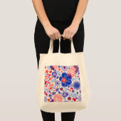 TAS RODE, WITTE, BLAUWE DESIGNER SHOPPING (Voorkant (product))